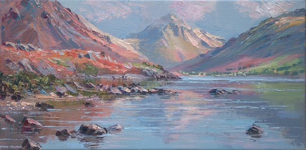 Mark Preston - calm reflections, wastwater